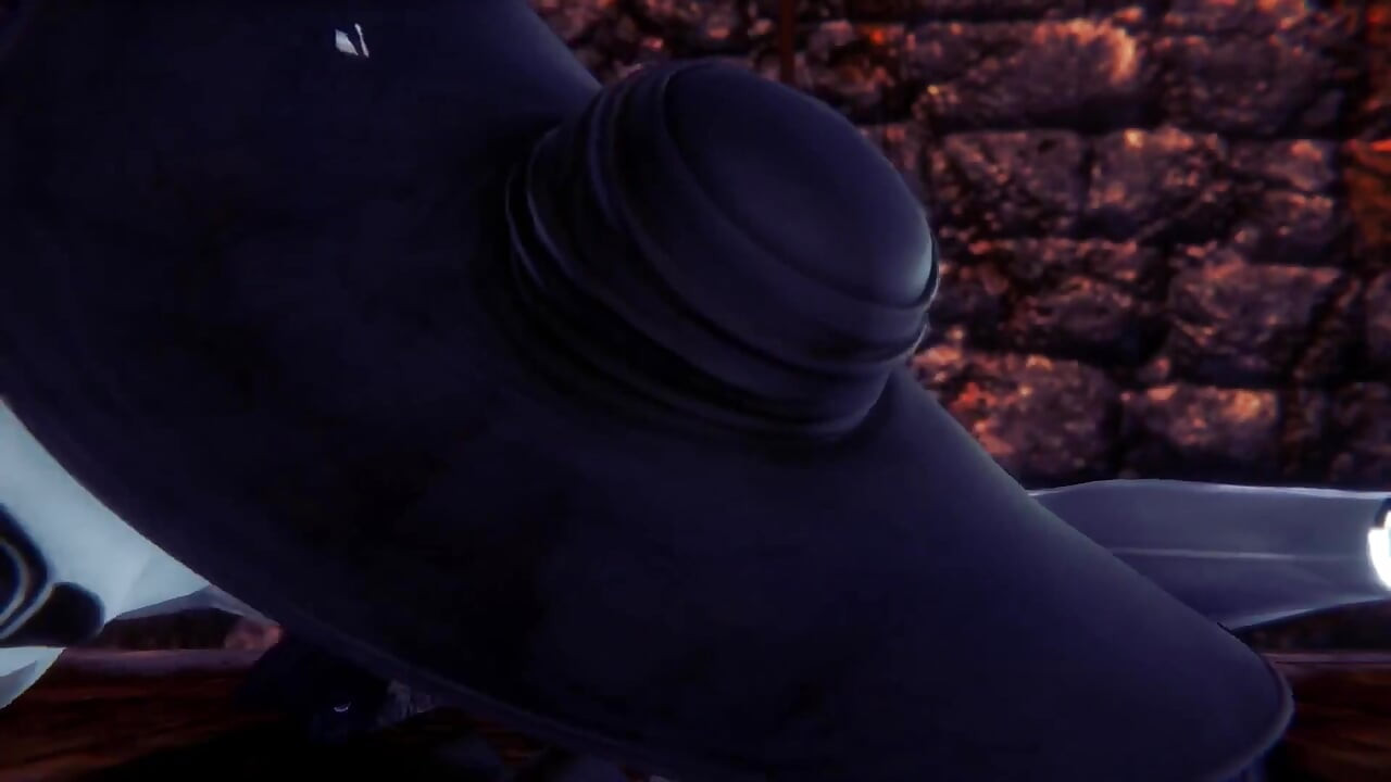 Alcina Dimitrescu Takes Anal Beads Dildo up Her Ass - Resident Evil Village Porn Parody