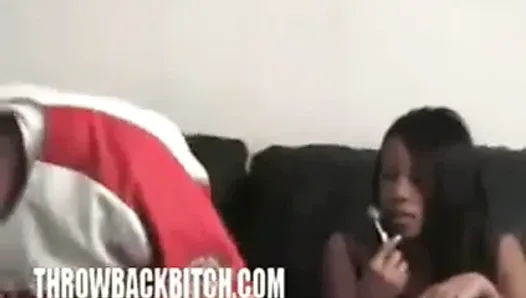 young fresh pussy left babydaddy to get hood dick