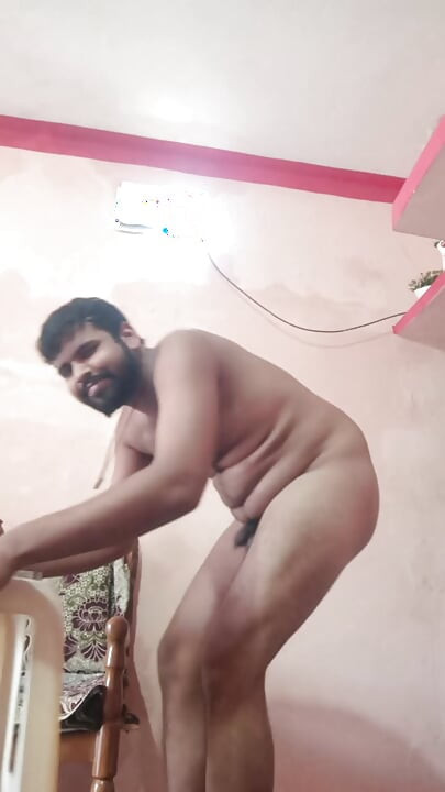 First body oiling and then hard fucking herself