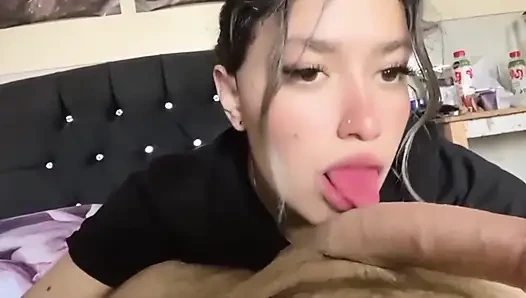 My Wife's Stepdaughter Sucks My Cock Until I Cum When Her Stepmother Leaves Home for Work!