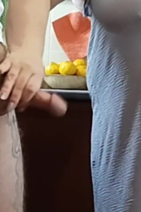 enjoying jerking off my dick from a fat bitch