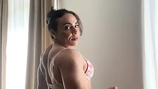 This insanely shredded ebony mommy could be yours