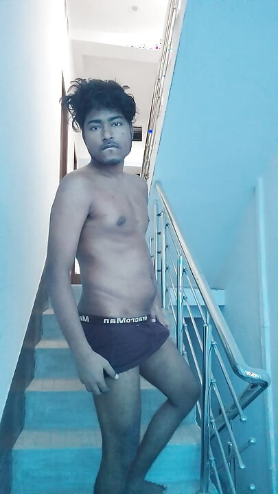 I was alone at home so I did a handjob