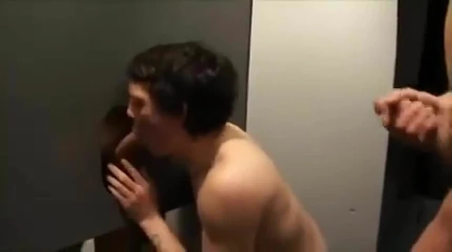 Boys Working A Glory Hole