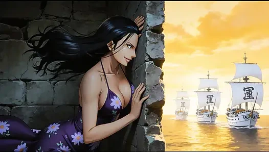 One Piece Hentai - Nico Robin Fucked Hard by Zoro in Ancient Ruins: Extra Hands, Rough Sex and Wild Creampie (AI Uncensored)