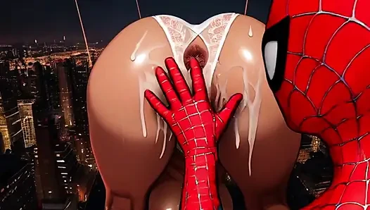 Человек-паук получает что-то в новом фильме Spicy Toons!