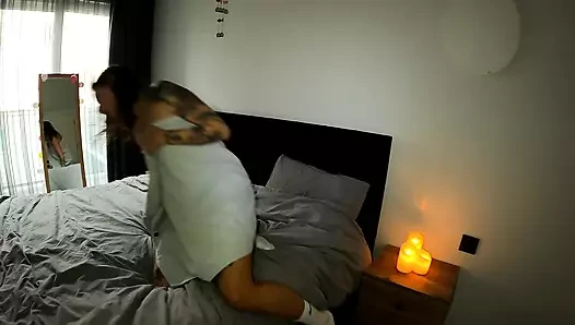 Stepmom Thought She Was Alone at Home!