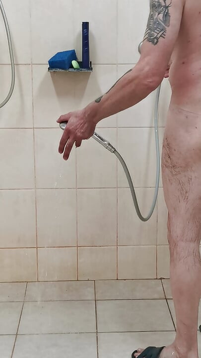 Just me again alone in shower