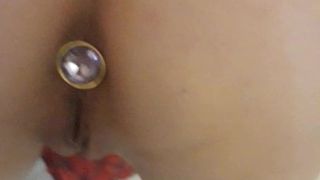 slut wife anal plug