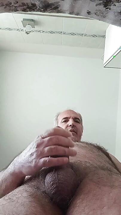 Tutorial for a Pleasant Penis Massage with a Flow of Sperm on the Smartphone Screen