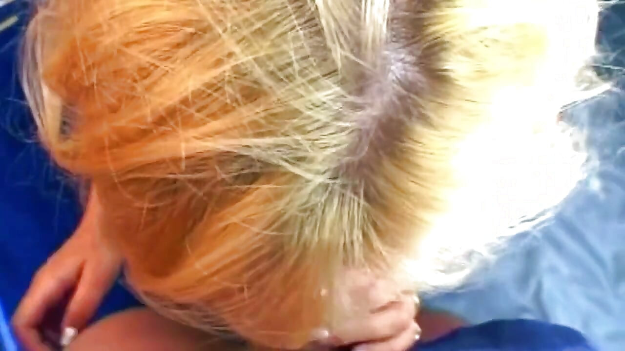 Blonde Gets Her Hairy Pussy Licked and Big Tits Sucked