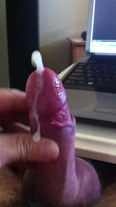 Wanking to porn