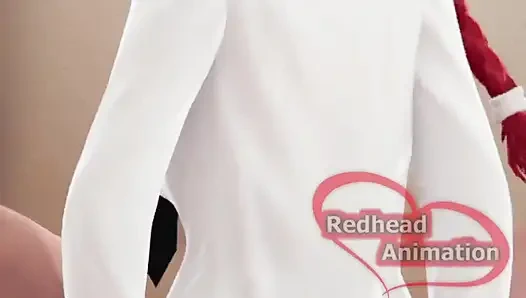 Makima Домина и трахает Denji (человек с бензопилой)