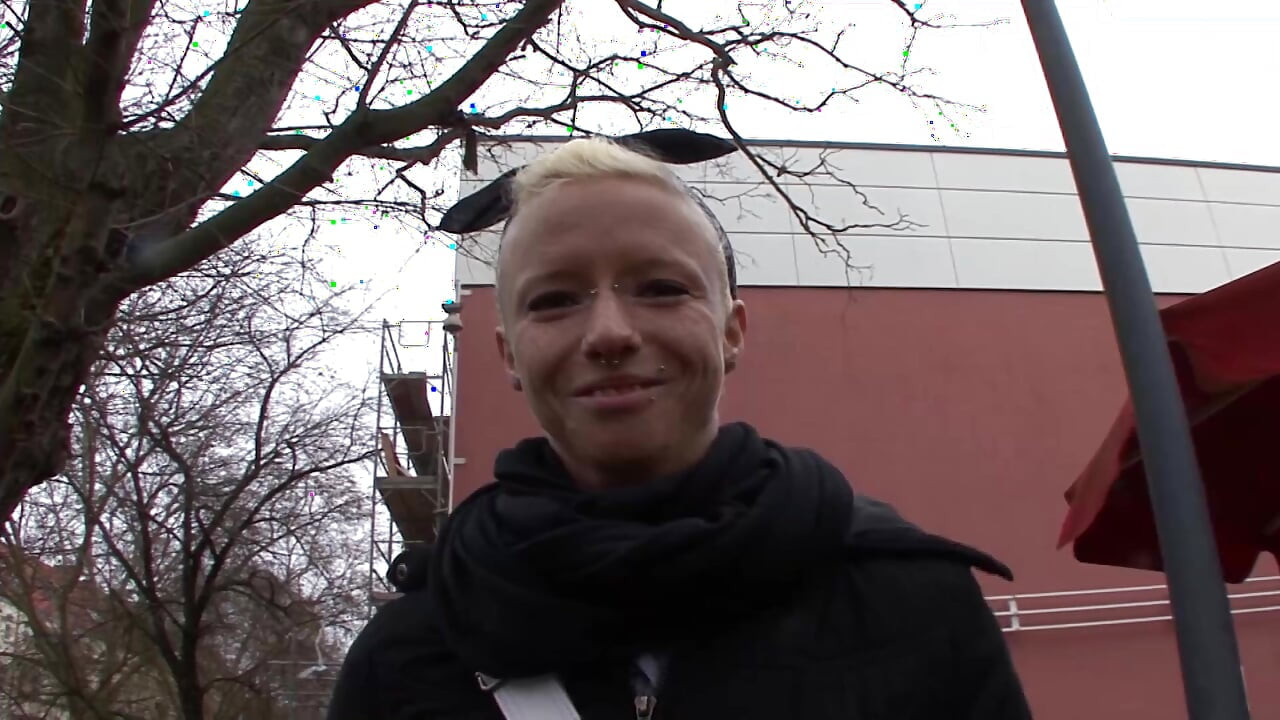 Skinny German babe rides fat rod like a pro