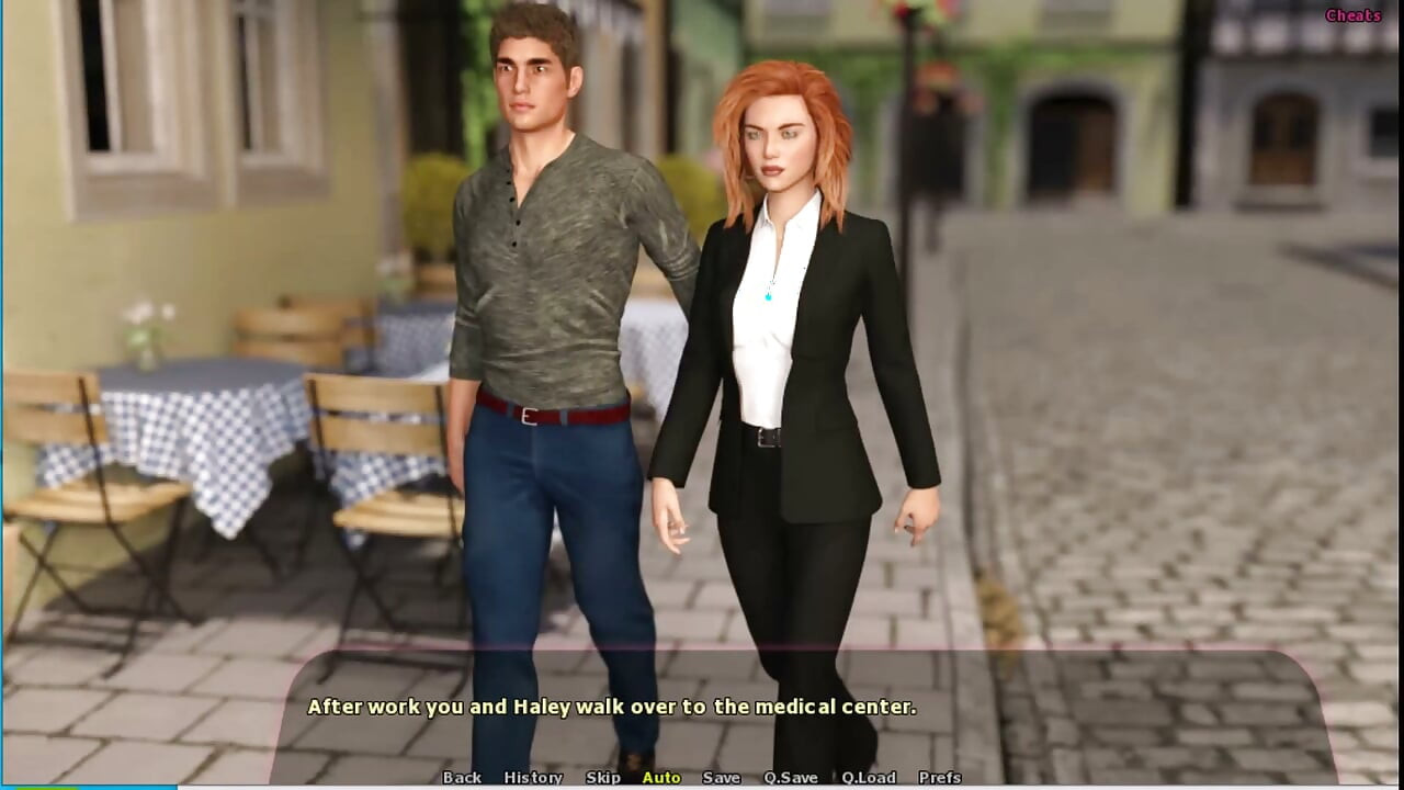 Haley Story #12 - Haley gave Johannes a blowjob. Hayley, Mr Andrew and Johannes went out and Johannes fucked Hayley hard