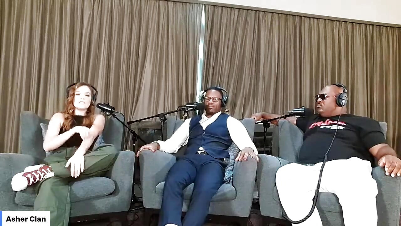 Artistas adultos charlan en el sofá con Katie Kush, Jamie Knox y Mrflourish - podcast asherclantv