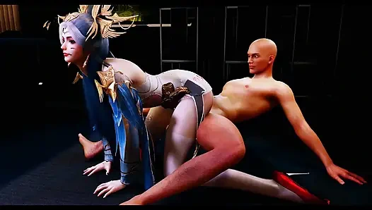 Büyük memeli büyü: animasyonlu ısı- 3 boyutlu animasyon hentai