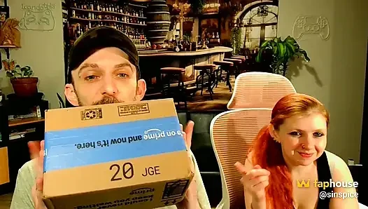 Qqhurrych Abanney Pink Pocket Pussy Unboxing and POV Handjob