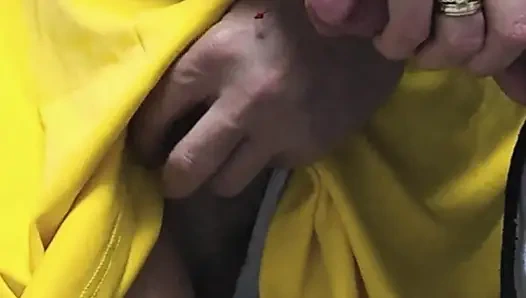 Girl Caught In Public Bus While She Stroking Stranger's Cock Until Ejaculation