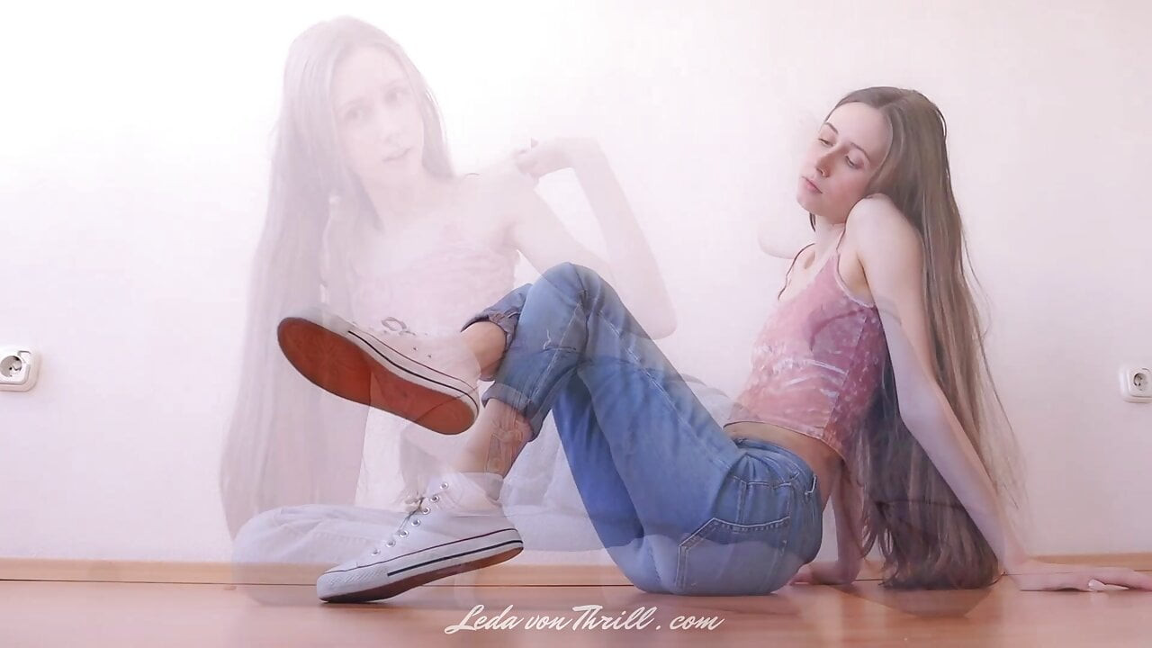 Schoolgirl Foot Tease