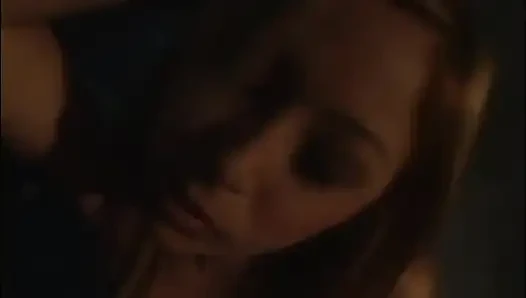 Young Asian Girl Footjob a Big Cock Which Then Ass Fucks Her and Cums in Her Mouth