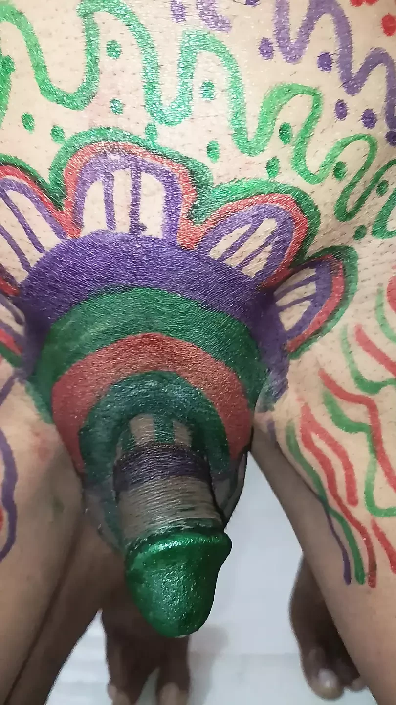 Sissy Showing Penis Tattoo