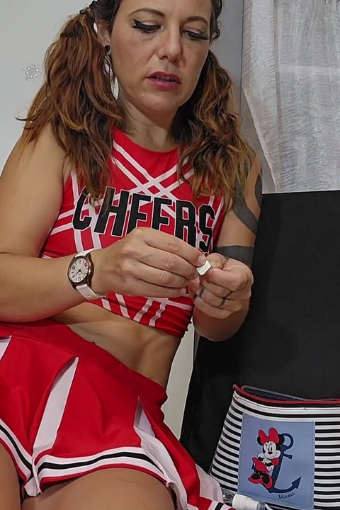Cheerleader Gets an Anal Punishment