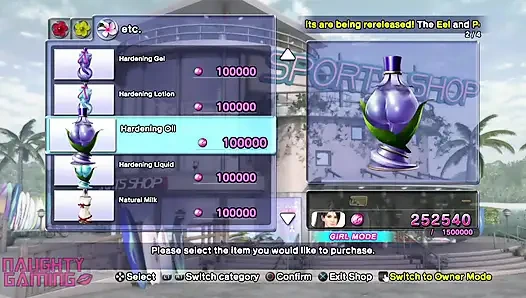 Dead Or Alive Xtreme 3 Boob Enhancer & Jiggle Lotions