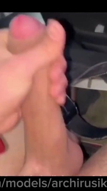 Thrilling moment from "The passenger is jerking off, I'm shocked, and he's covered my car in cum!"