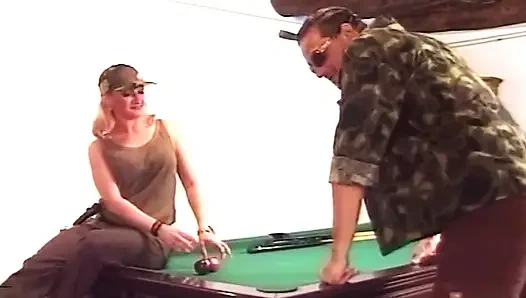 Horny MILF Dripping Wet From Intense Pool Table Pounding