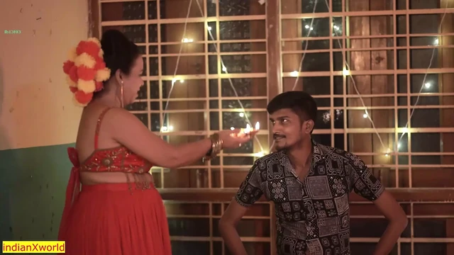 Dewali Celebration Sex! Beautiful Bhabhi Sex