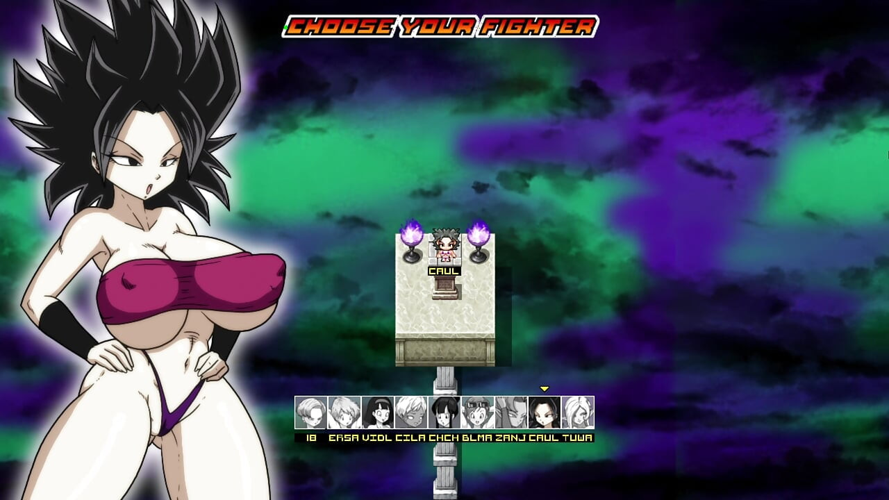 Süper sürtük turnuva 2 - Roshi Dragon Ball Super'den Caulifla'nın şişman götünü sikiyor