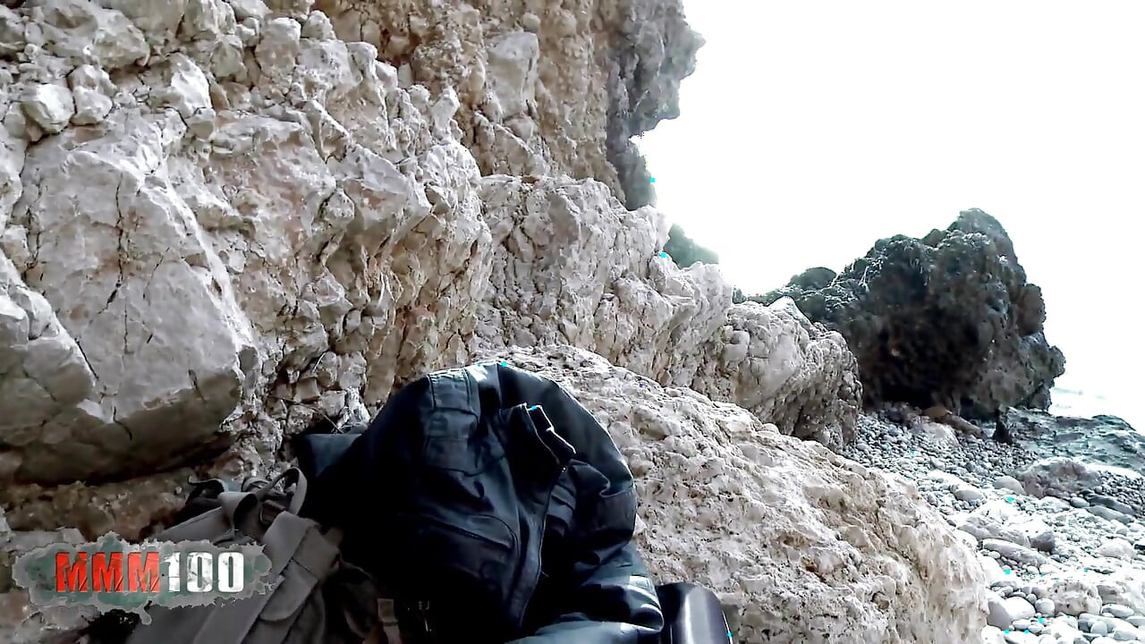 He had to use go-pro cam and fuck her hard on a rock