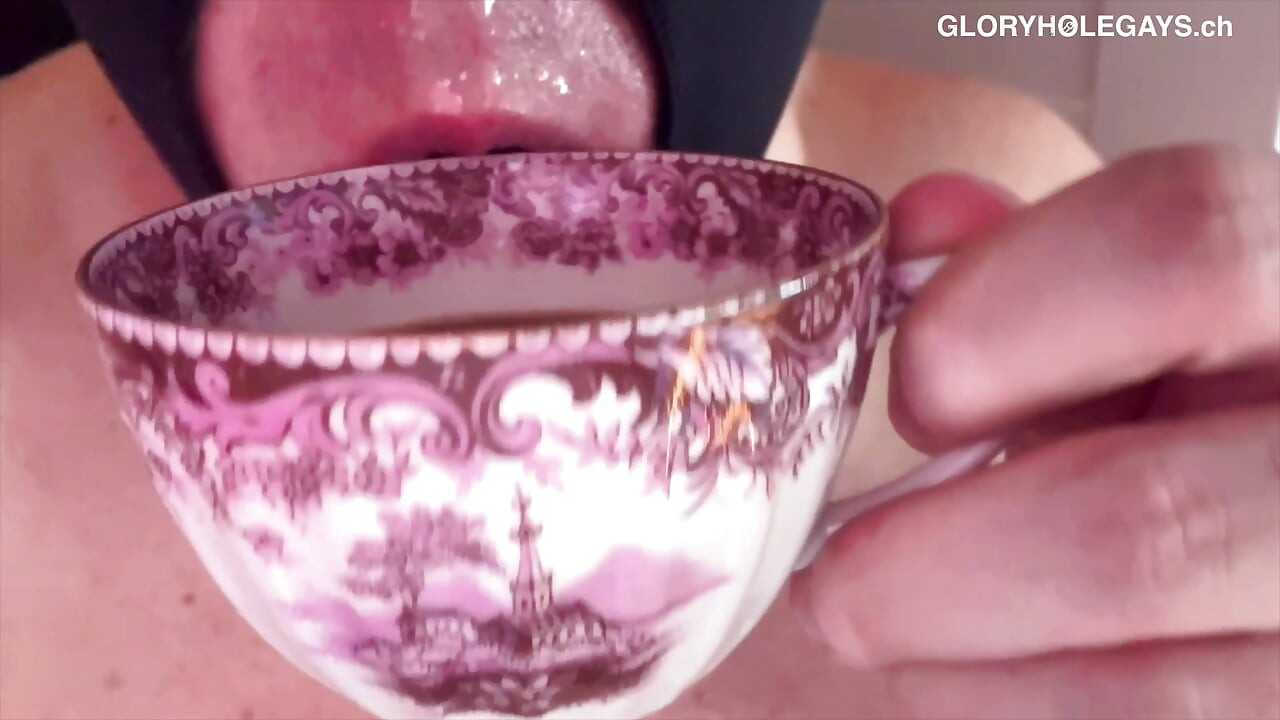 Fresh cream for my coffee - right at the Gloryhole