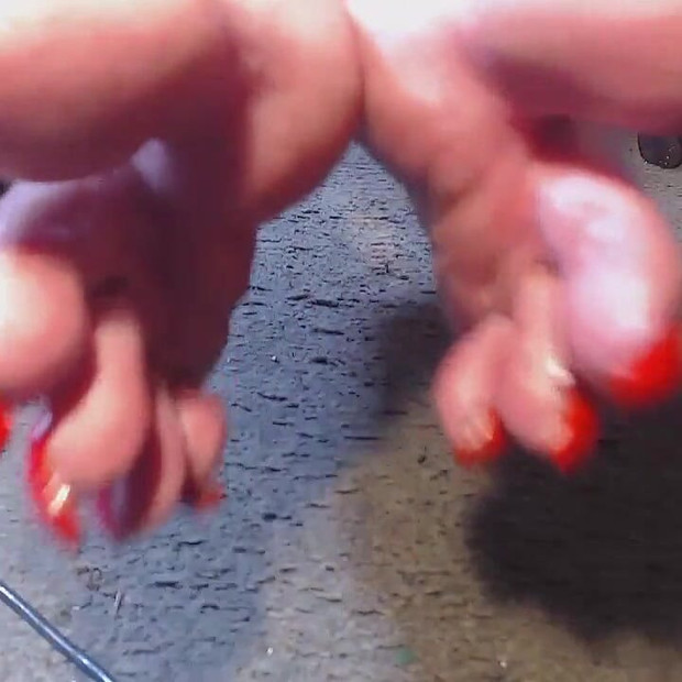 Piss Dripping off Toes