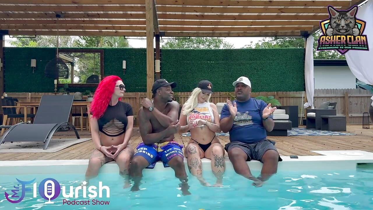 Mrflourish Podcast with Guest Roxi Keogh, Gigi Patsy and Datjguy in Florida