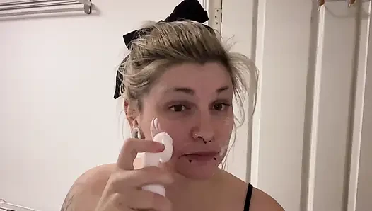 First Time Shaving My Face and Skin Care Routine
