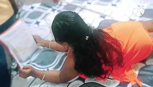 Step Father Punished Her Step Daughter for Getting Low Marks on Exam - Full Tamil Audio with Real Lustful Moaning