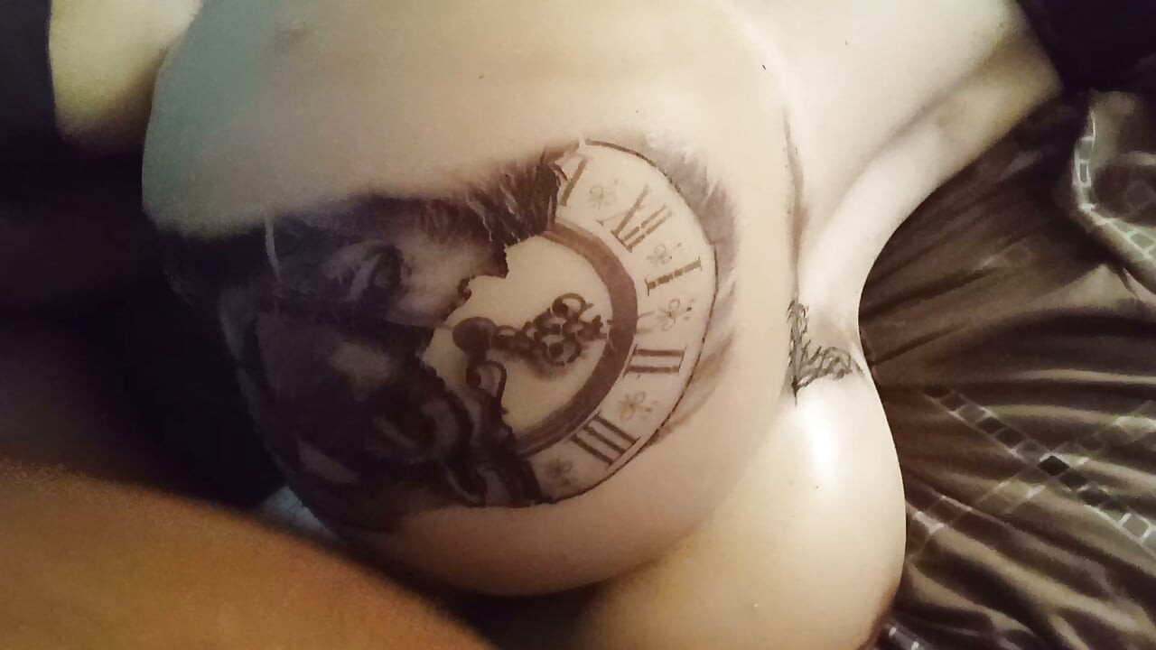 "Booty-Full " Tatted-Up, (Asian X Bunnie)...Likes it up The Arse' !!