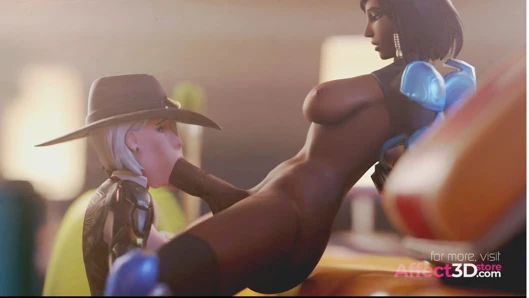 Lewdhyl porn video – Anal sex animaiton with hot futanari game characters by Lewdhyl