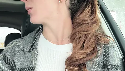 Trying Not to Cum Too Loud While I Pump My Gas