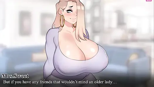 Tante seksi tetanggaku nggak percaya aku menghamilinya