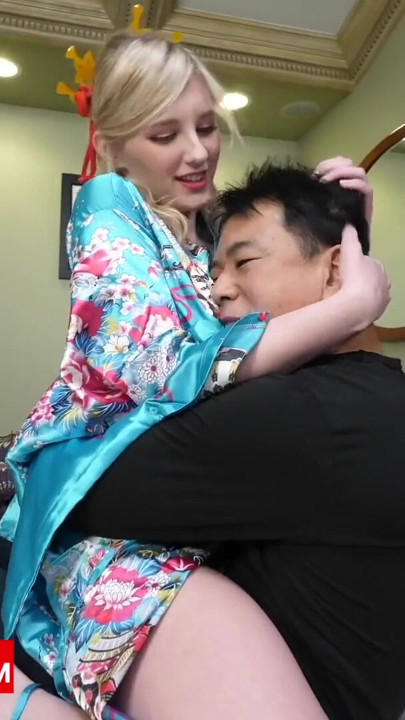 Kimono-Clad American Bombshell: Melody Marks' Forbidden Creampie with Mature Japanese Sensei | Clip 1