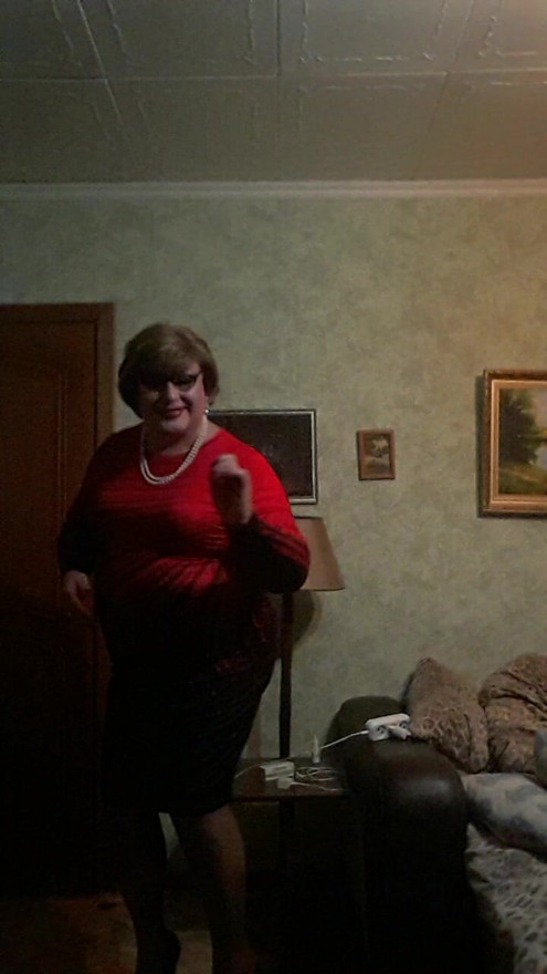 Irina's new dress