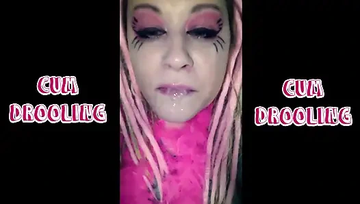 Sperma-sabbern mit schluckgeräuschen, verlängert