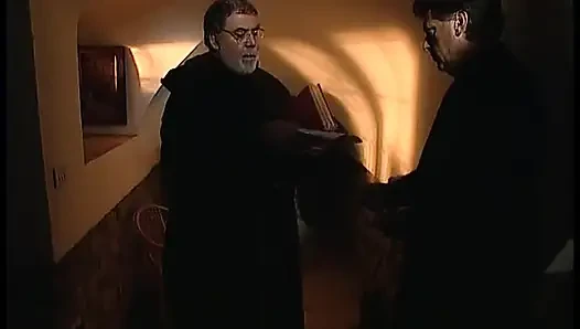 Shameless nun anal fucked in her abbey