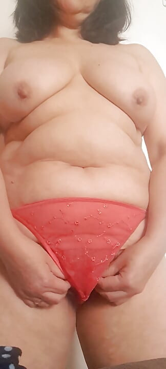 Stepmother Seduces in Red Panties