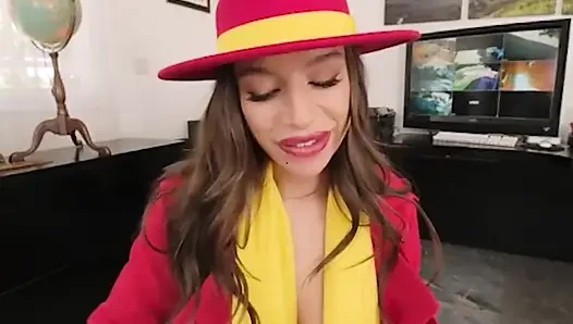 VRCosplayx April Олсен как Кармен Sandiego всегда была плохой девушкой, но теперь у вас есть контроль, часть 1
