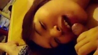 cute taiwanese girl blowjob