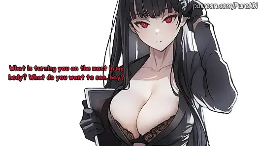 Rio from Blue Archive tests her new innovation on you (Feet and Pantyhose)